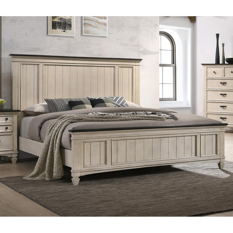  Size_Queen -- Crown Mark Sawyer Panel Bed IMAGE 1
