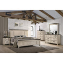  Size_Queen -- Crown Mark Sawyer Panel Bed IMAGE 2