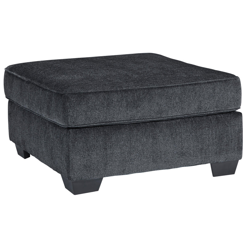  Manufacturer Color_Slate -- Signature Design by Ashley Altari Fabric Ottoman IMAGE 1