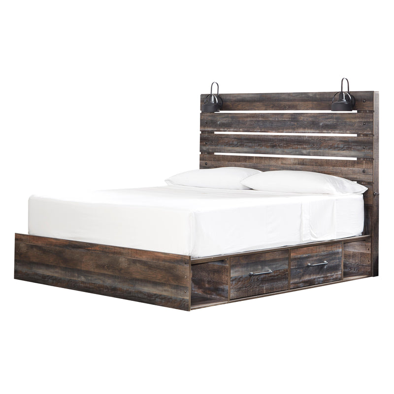  Size_King -- Drystan B211B15 King Panel Bed with 2 Storage Drawers IMAGE 1