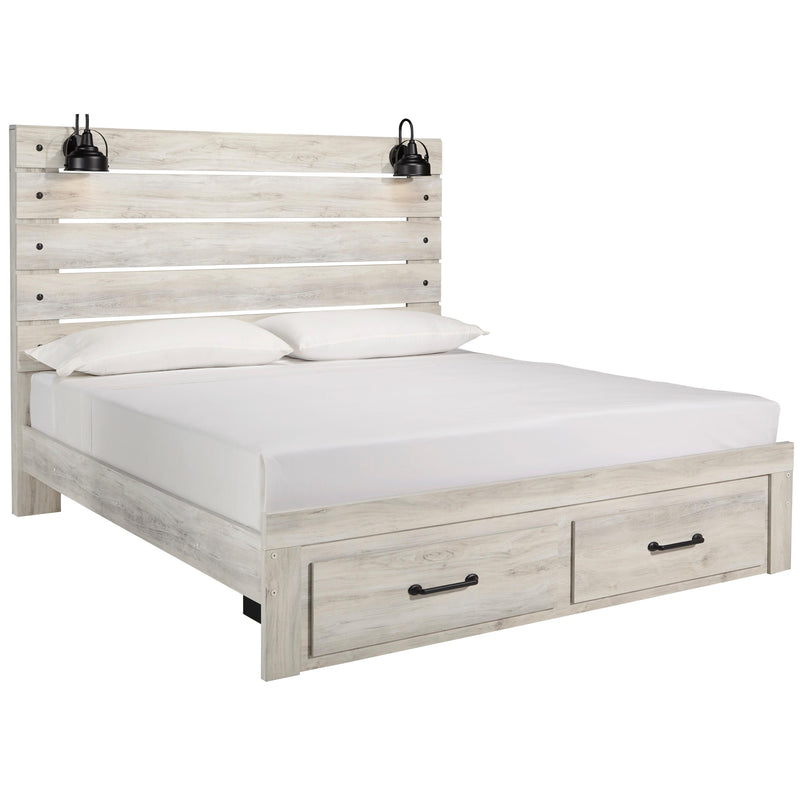  Size_King -- Cambeck B192B31 King Panel Bed with 2 Storage Drawers IMAGE 1