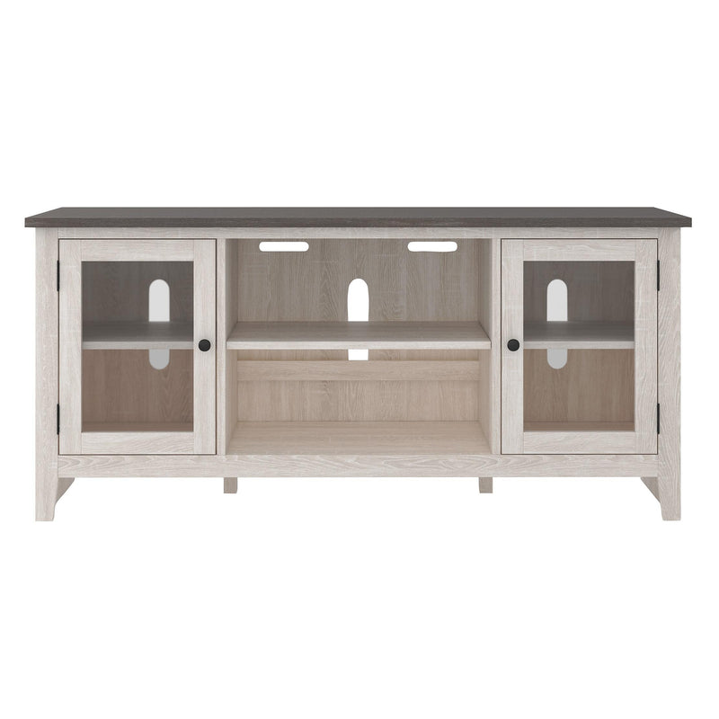  Signature Design by Ashley Dorrinson W287-68 Large TV Stand with Fireplace Option IMAGE 2