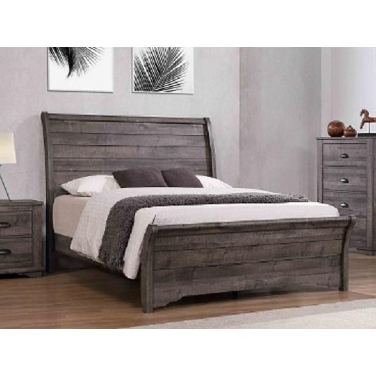  Size_Queen -- Crown Mark Coralee Panel Bed IMAGE 1