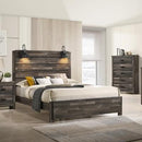  Size_Full -- Crown Mark Carter Panel Bed IMAGE 1
