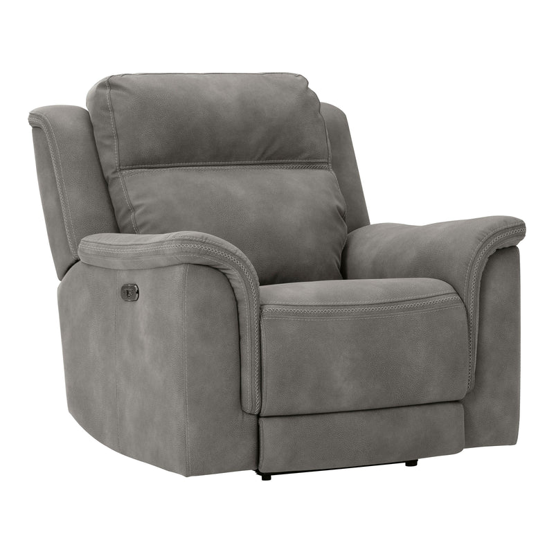  Manufacturer Color_Slate -- Signature Design by Ashley Next Gen DuraPella Power Leather Look Recliner IMAGE 1