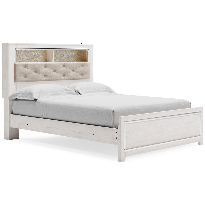  Size_Queen -- Signature Design by Ashley Altyra Bookcase Bed IMAGE 1