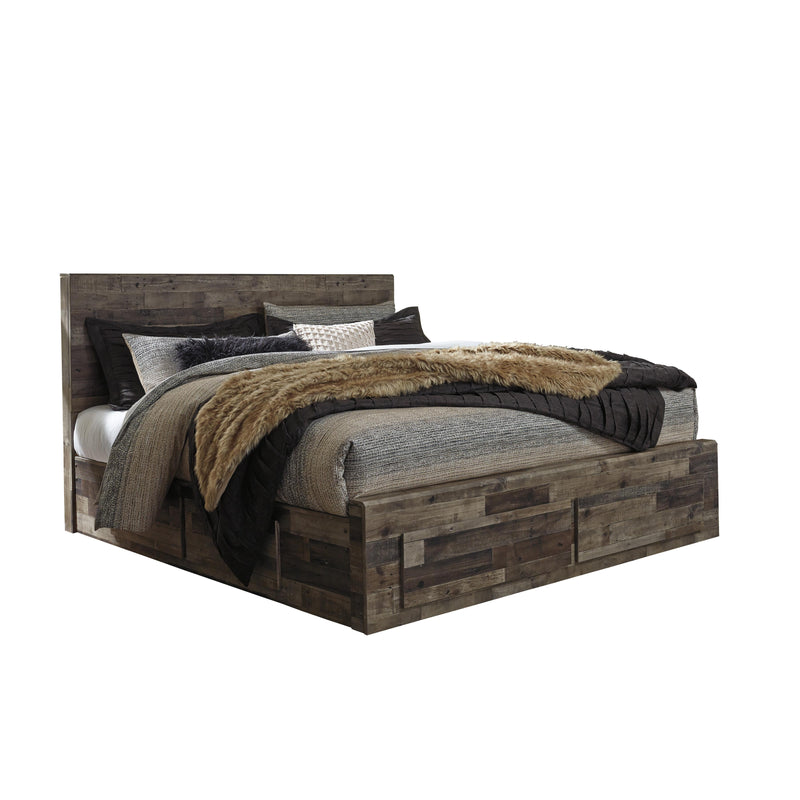 Size_King -- Derekson B200B19 King Panel Bed with 4 Storage Drawers IMAGE 1