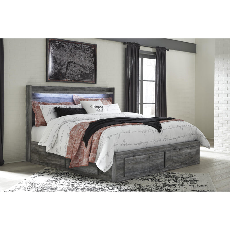  Size_King -- Baystorm B221B15 King Panel Bed with 4 Storage Drawers IMAGE 1