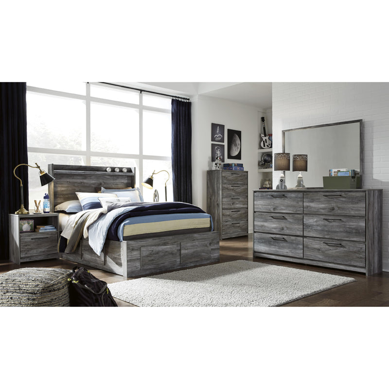  Signature Design by Ashley Baystorm B221B25 Full Panel Bed with 4 Storage Drawers IMAGE 2