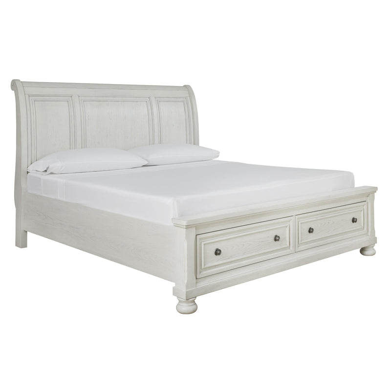 Size_Queen -- Signature Design by Ashley Robbinsdale Sleigh Bed with Storage IMAGE 1