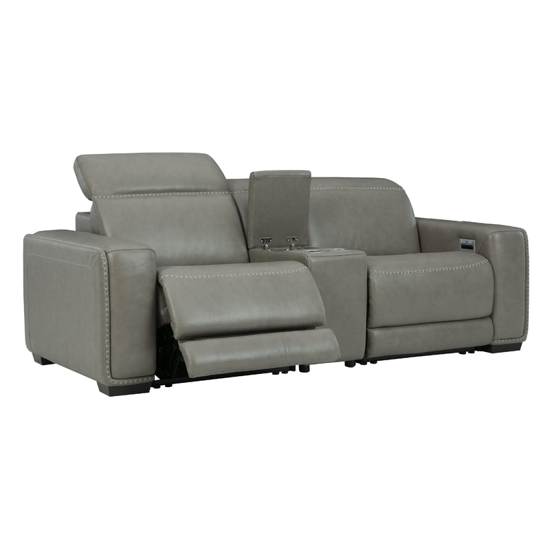  Signature Design by Ashley Correze U94202S3 3 pc Power Reclining Sectional Loveseat IMAGE 2