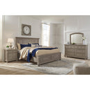  Size_Queen -- Signature Design by Ashley Lettner Panel Bed with Storage IMAGE 3