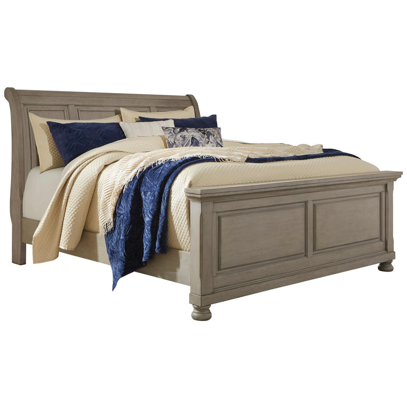  Size_Queen -- Signature Design by Ashley Lettner Sleigh Bed IMAGE 1
