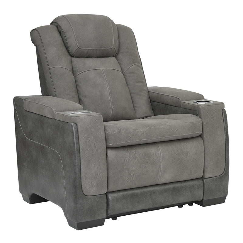  Manufacturer Color_Slate -- Next-Gen DuraPella 2200413 Power Recliner with Adjustable Headrest IMAGE 1