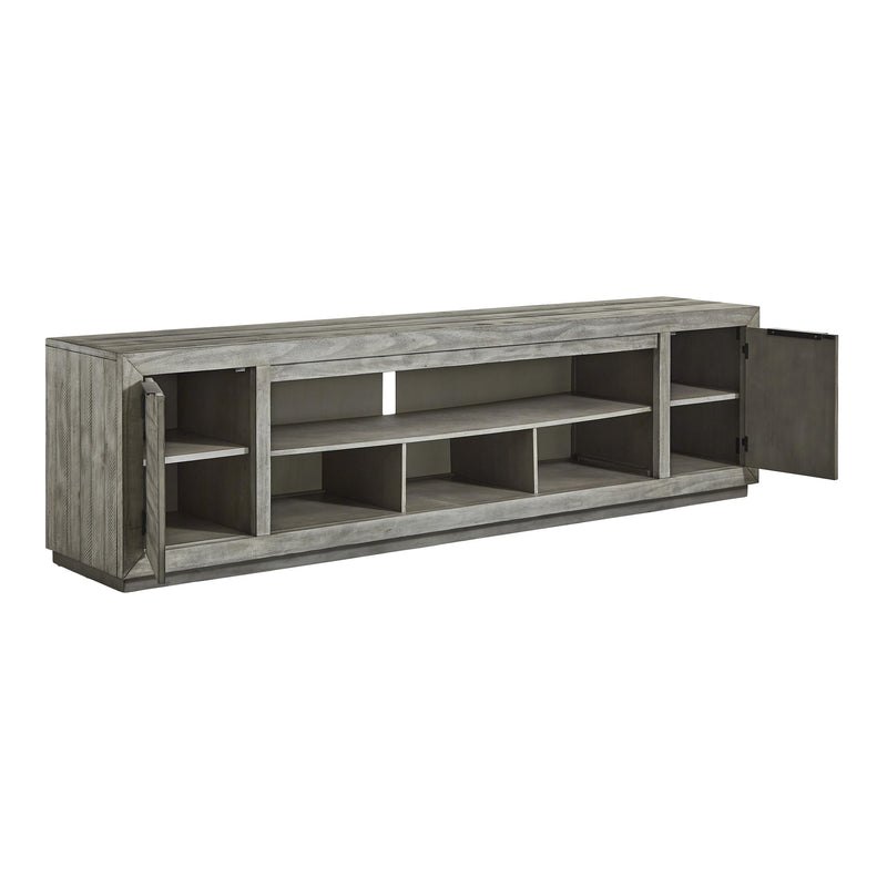  Signature Design by Ashley Naydell W996-78 Extra Large TV Stand with Fireplace Option IMAGE 2