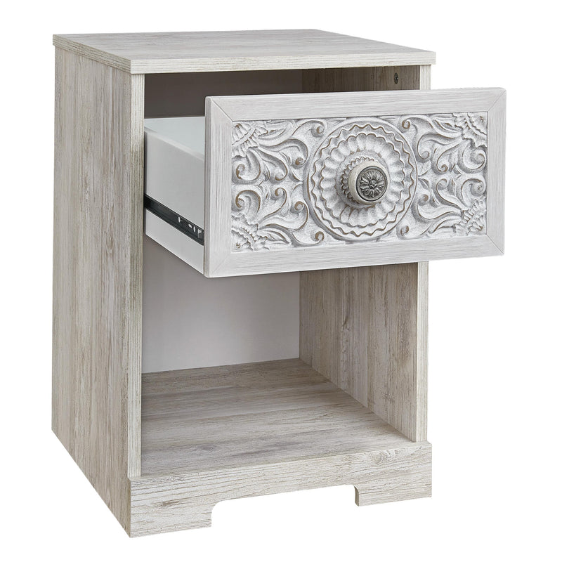  Signature Design by Ashley Paxberry EB1811-291 One Drawer Night Stand IMAGE 2