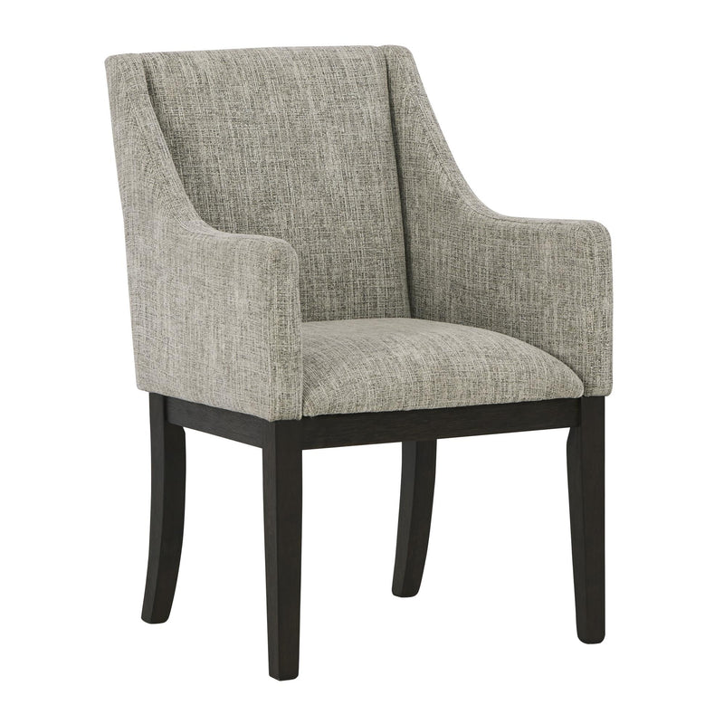  Signature Design by Ashley Burkhaus D984-01A Dining Upholstered Arm Chair IMAGE 1