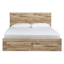  Size_King -- Hyanna B1050B11 King Panel Storage Bed IMAGE 2