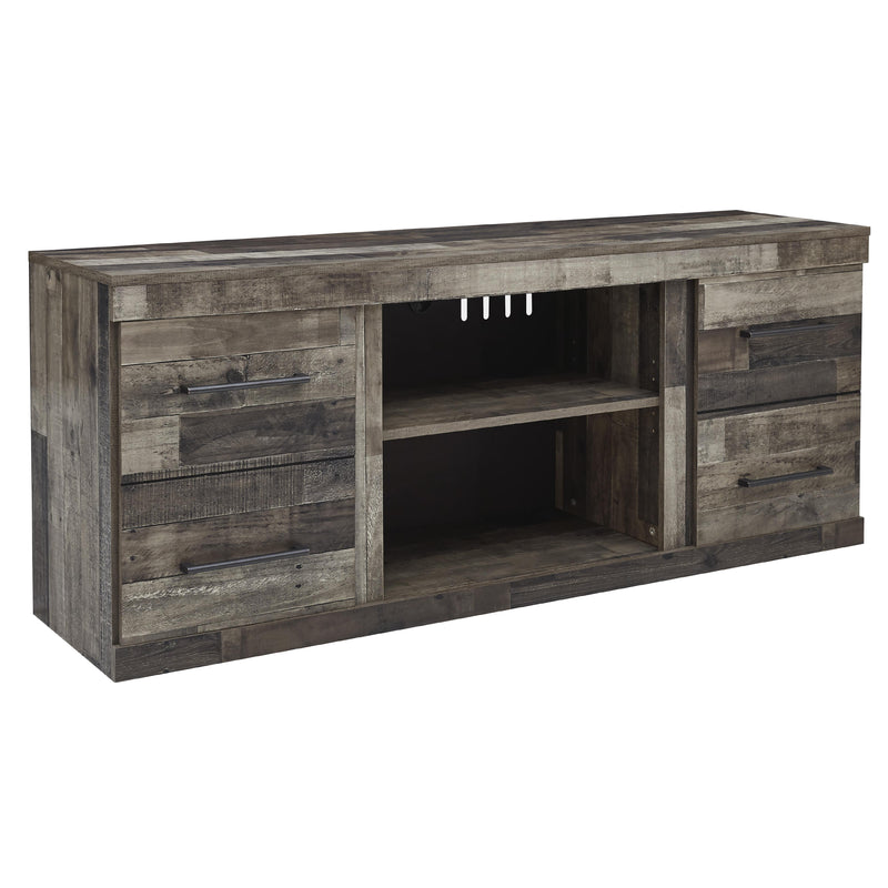  Signature Design by Ashley Derekson EW0200-268 Large TV Stand with Fireplace Option IMAGE 1