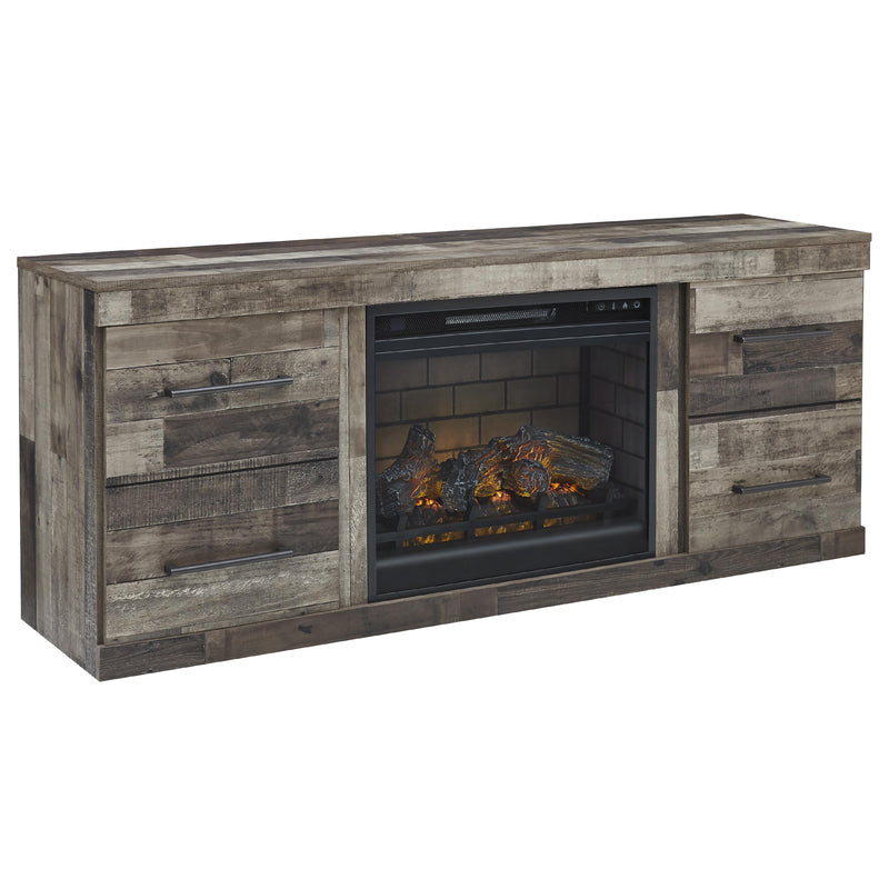  Signature Design by Ashley Derekson EW0200W7 TV Stand with Electric Fireplace IMAGE 1