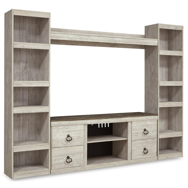  Signature Design by Ashley Willowton EW0267W7 4 pc Entertainment Center IMAGE 1