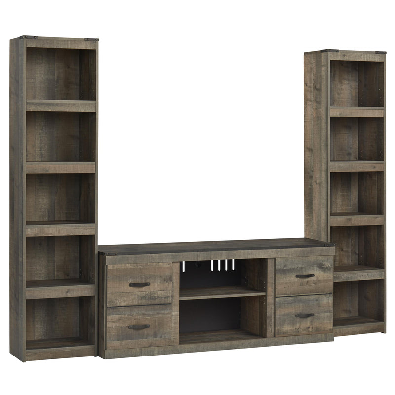  Signature Design by Ashley Trinell EW0446W10 3 pc Entertainment Center IMAGE 1