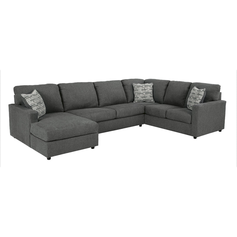  Manufacturer Color_Charcoal -- Signature Design by Ashley Edenfield Fabric 3 pc Sectional IMAGE 1