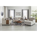  Manufacturer Color_Pebble -- Signature Design by Ashley Mahoney Stationary Fabric Sofa IMAGE 10