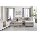  Manufacturer Color_Pebble -- Signature Design by Ashley Mahoney Fabric 2 pc Sectional IMAGE 5