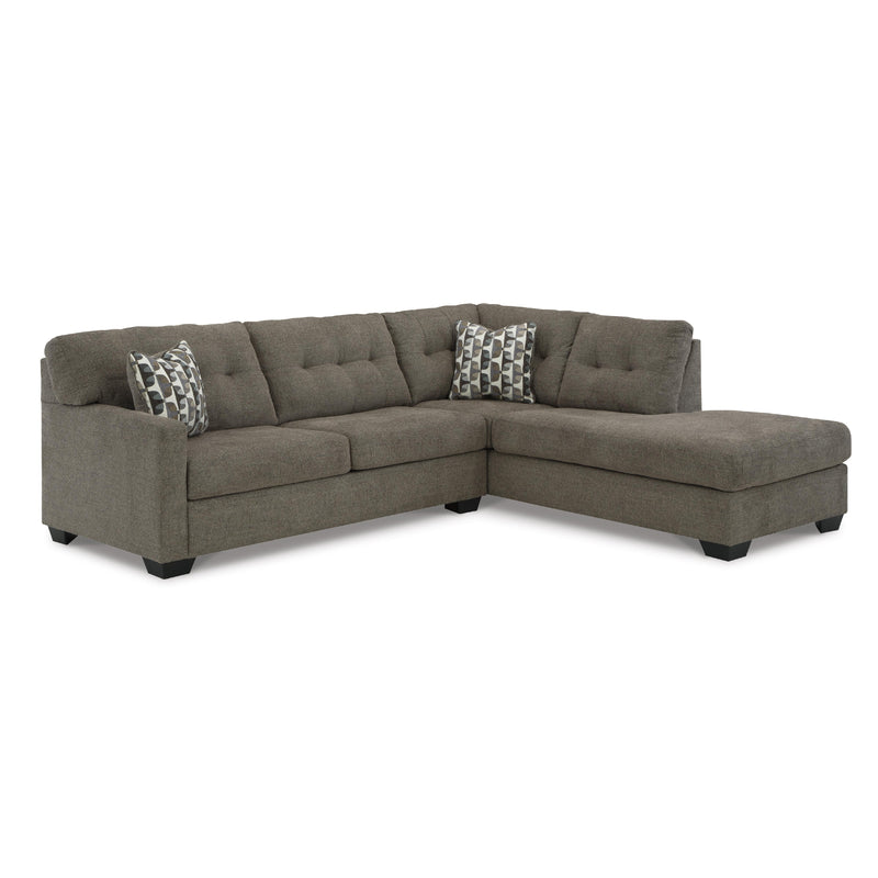  Manufacturer Color_Chocolate -- Mahoney 31005S2 2 pc Sectional with Chaise IMAGE 1