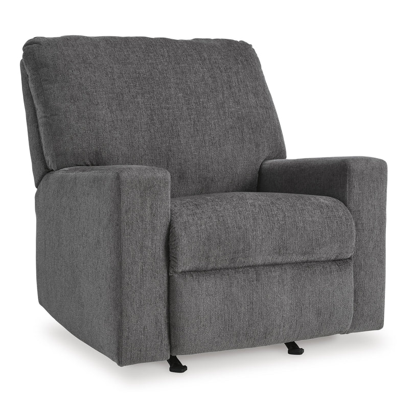  Manufacturer Color_Pewter -- Signature Design by Ashley Rannis Rocker Fabric Recliner IMAGE 1