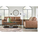  Manufacturer Color_Caramel -- Signature Design by Ashley Bolsena Stationary Leather Match Sofa IMAGE 7