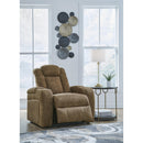  Signature Design by Ashley Wolfridge 6070313 Power Recliner with Adjustable Headrest IMAGE 6