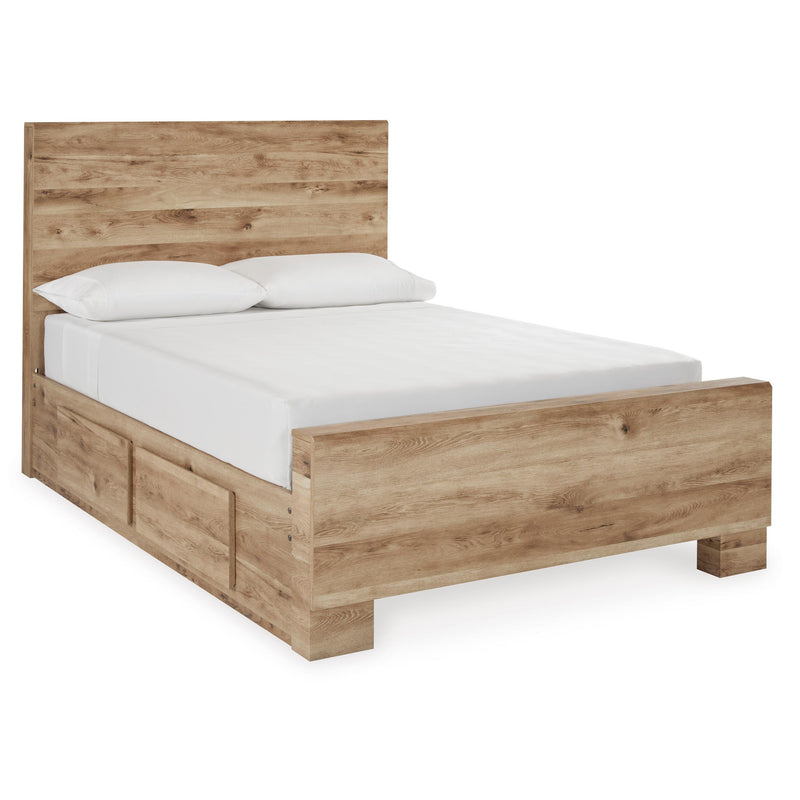  Size_Full -- Hyanna B1050B29 Full Panel Bed with 2 Side Storage IMAGE 1