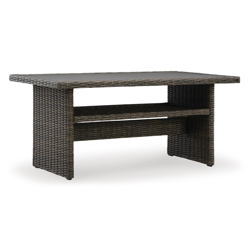  Signature Design by Ashley Brook Ranch P465-625 Rectangular Multi-Use Table IMAGE 1