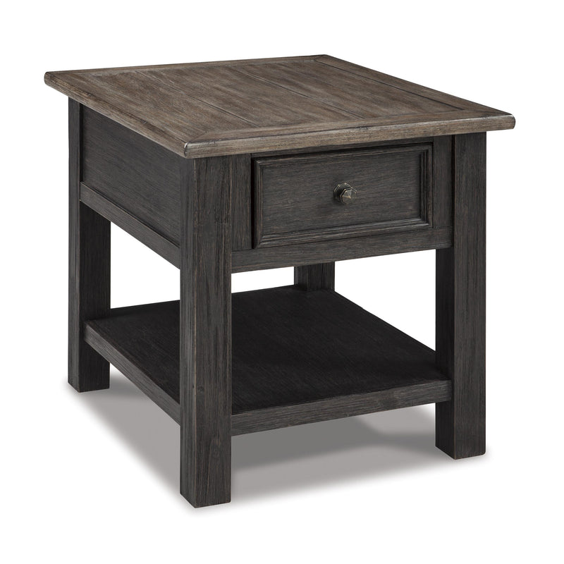  Signature Design by Ashley Tyler Creek T736T3 Coffee Table and 2 End Tables with Console IMAGE 2