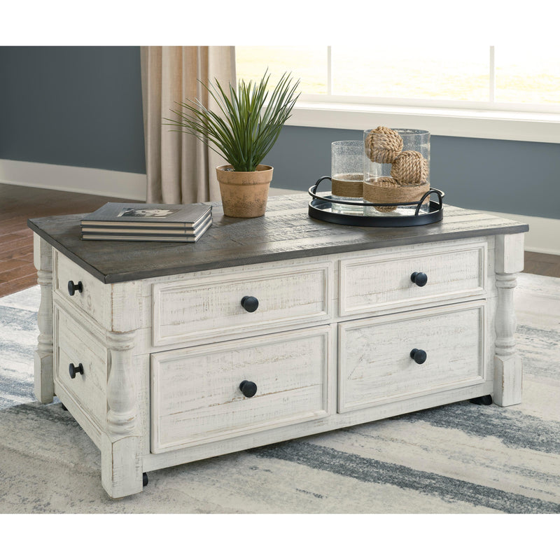  Signature Design by Ashley Havalance T994T1 Lift Top Coffee Table and 2 End Tables IMAGE 2