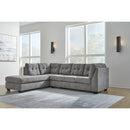  Signature Design by Ashley Marleton 55305S3 2 pc Sleeper Sectional with Chaise IMAGE 3