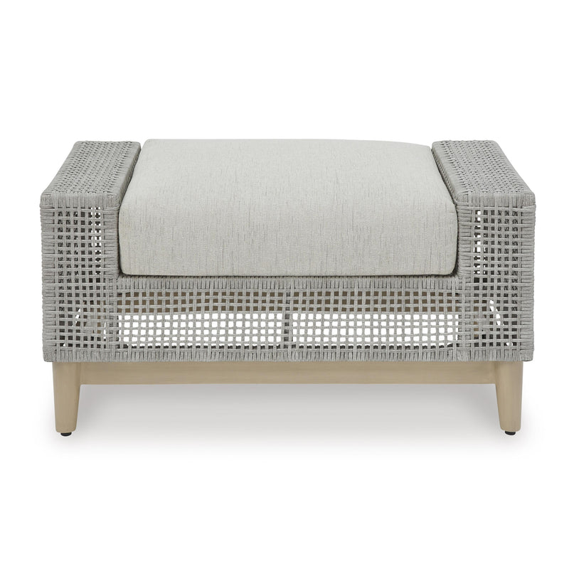  Signature Design by Ashley Seton Creek P798-814 Ottoman with Cushion IMAGE 2