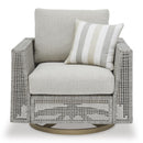  Signature Design by Ashley Seton Creek P798-821 Swivel Lounge with Cushion IMAGE 2