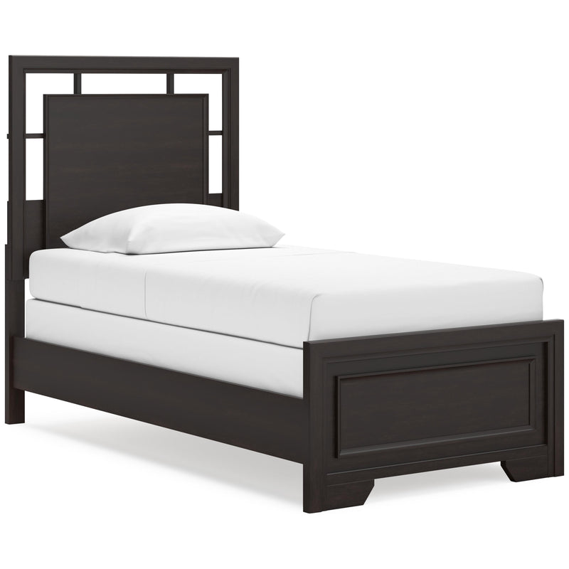  Size_Twin -- Signature Design by Ashley Covetown Panel Bed IMAGE 1