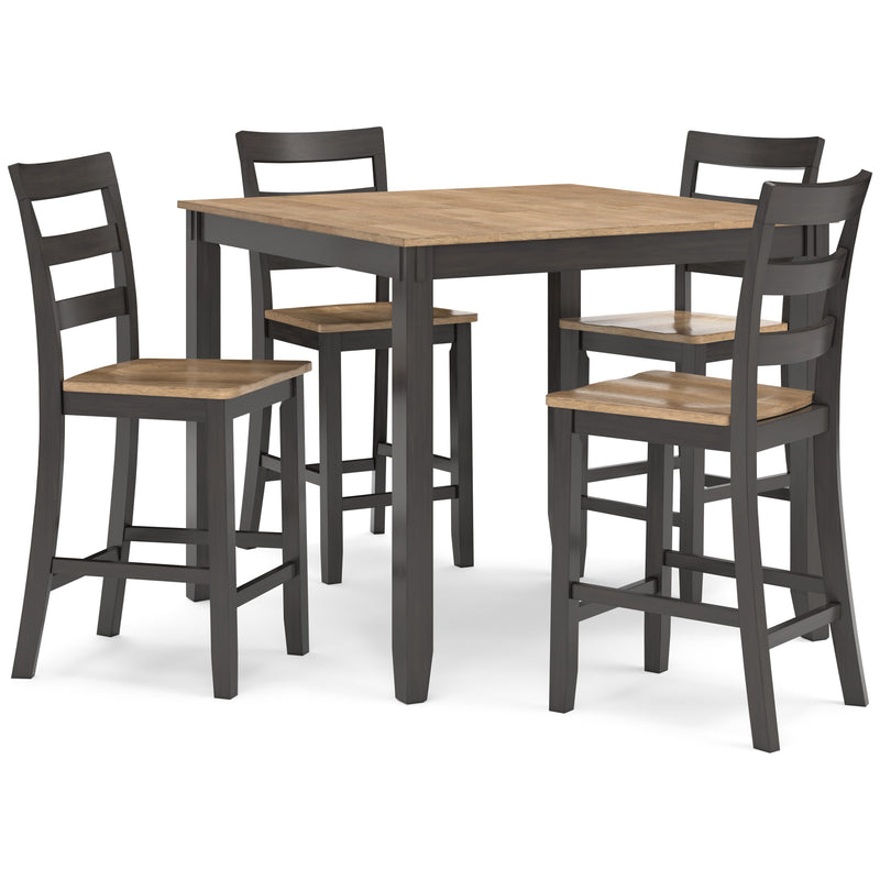  Signature Design by Ashley Gesthaven D396-223 Dining Room Counter Table Set IMAGE 1