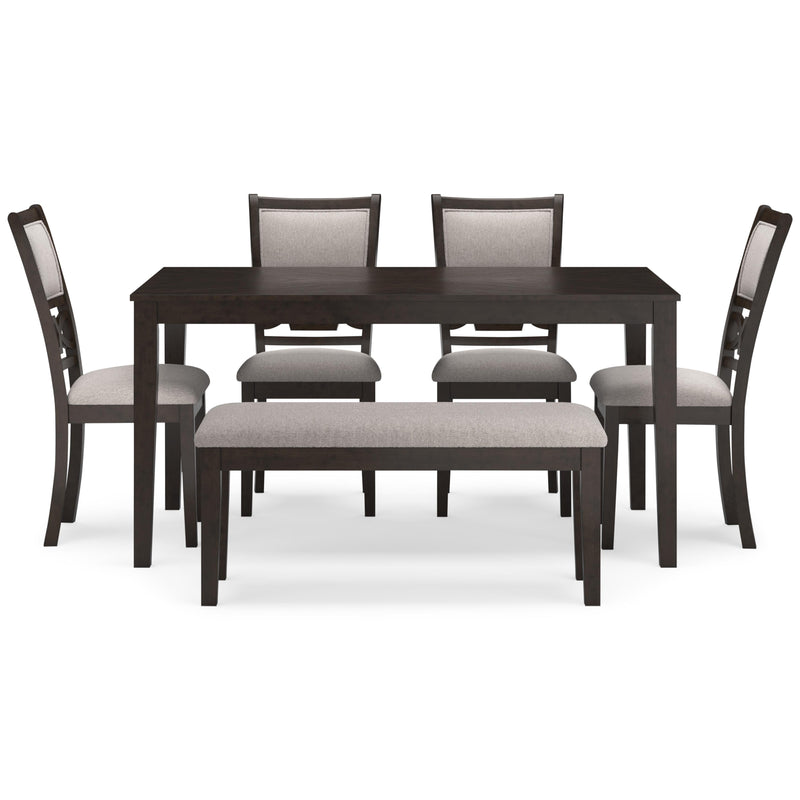  Signature Design by Ashley Langwest D422-325 Dining Room Table Set IMAGE 2