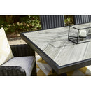  Signature Design by Ashley Beachcroft P792-625 Rectangular Dining Table with Umbrella Option IMAGE 7