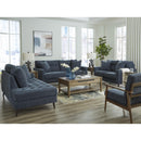  Manufacturer Color_Navy -- Signature Design by Ashley Bixler Stationary Fabric Loveseat IMAGE 10