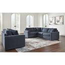  Manufacturer Color_Ink --  Signature Design by Ashley Modmax Stationary Fabric Loveseat IMAGE 4