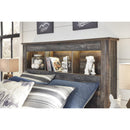  Signature Design by Ashley Drystan B211-85 Full Bookcase Headboard IMAGE 3