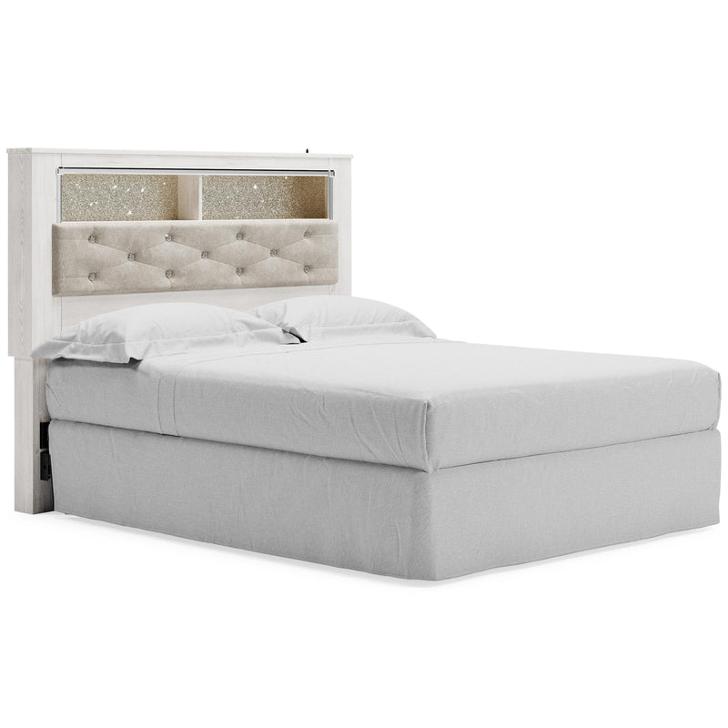  Signature Design by Ashley Altyra B2640-65 Queen Upholstered Panel Bookcase Headboard IMAGE 2