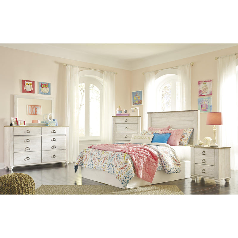  Signature Design by Ashley Willowton B267-87 Full Panel Headboard IMAGE 2