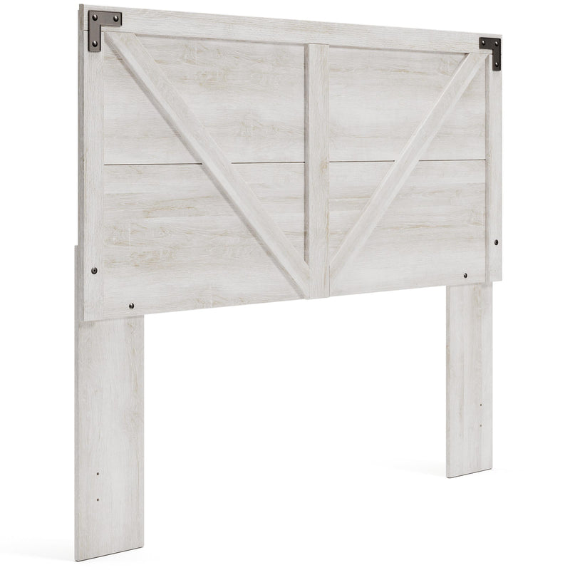  Signature Design by Ashley Shawburn EB4121-157 Queen Crossbuck Panel Headboard IMAGE 1